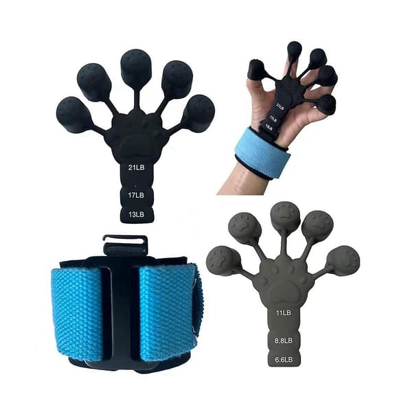 Resistance Bands for Hand Grip - Finger Exerciser, Hand Strength, and Stretching Device