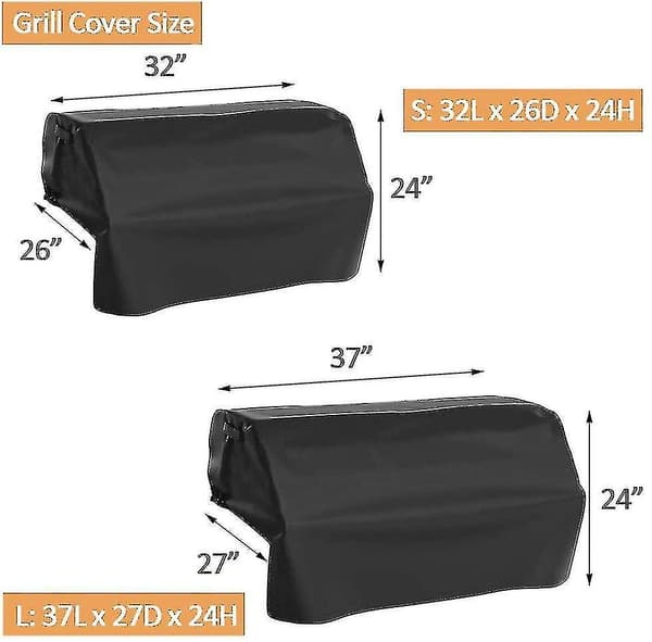 32-37 tommer grillovertræk ø grillovertræk indbygget grillovertræk til de fleste griller