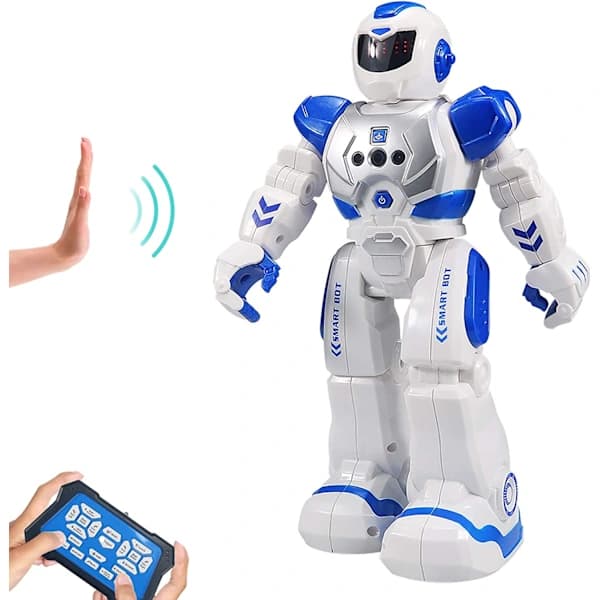 Fjernstyret robot til børn, intelligent programmerbar robot wi,A