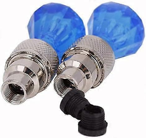 Wheel Spoke Lights Valve Caps - Color Changing LED Bicycle Wheel Light 2-pack