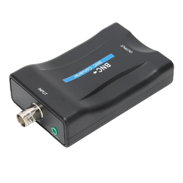 BNC til HDMI-konverter - 1080P/720P videokonvertering til High Definition Multimedia Interface-skærm (sort)