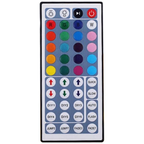 2835 RGB Light Strip 20M Flexible LED Light Strip with 44-Key Remote Control + Controller for Valentine's Day Bedroom