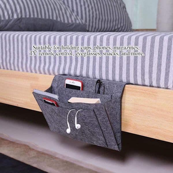 Sofastol Organizer, Armleneveske for Lenestol/Sofa med 4 Lommer