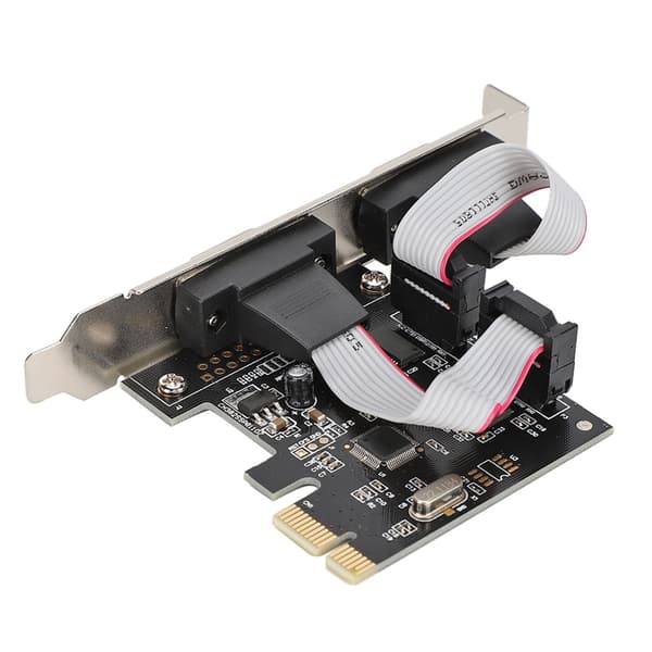 Dobbelt seriell DB9 RS232 PCI-E kontrolleradapterkort
