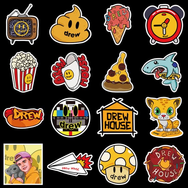Justin Bieber - Waterproof Stickers