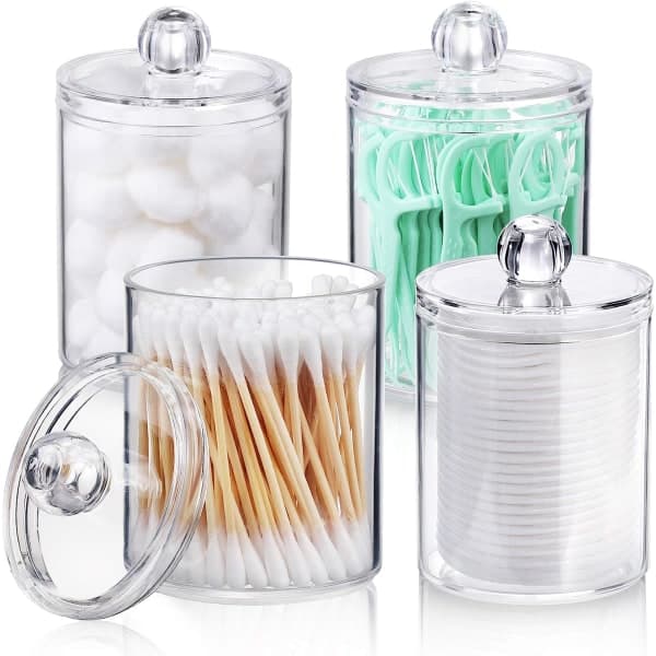 4-PAKNING Holder Dispenser for bomullsputer, bomullspinner, bomull