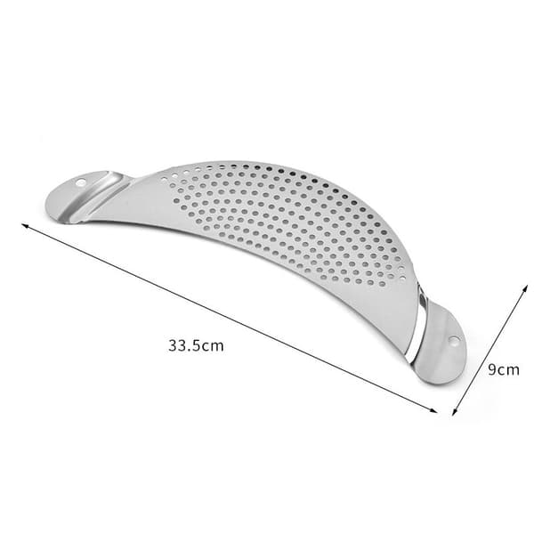 2 Stainless Steel Strainers Funnel Strainer Clamp Strainer Noodle Strainers Waterproof Vegetable Noodle Strainers Steamer Dish Rack Kitchen Utensils