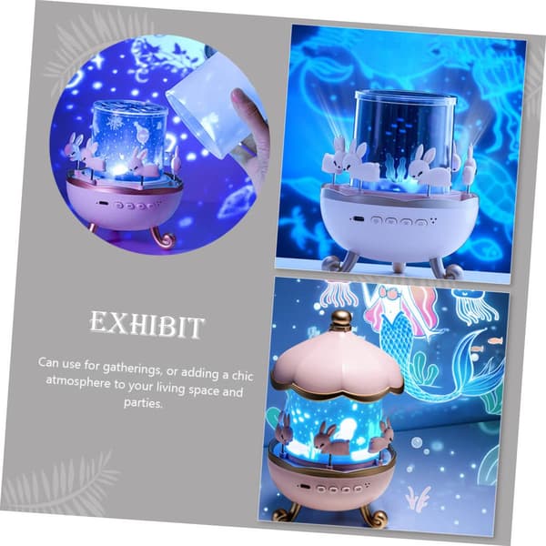 Exquisite Atmosphere Light 1 Set Star Projector Adjustable to Rotate Gift Good Decoration Effect Easy to Use
