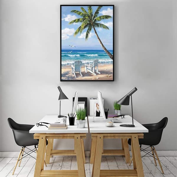 5D Diamantmaling Strandkunstsett for voksne