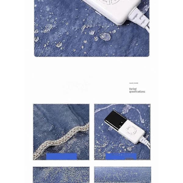 Electric Heating Blanket - Ultra-Soft Fleece with Fast Heating Technology and 9 Adjustable Temperature Settings