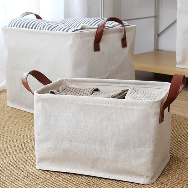 Foldable Storage Box Storage Basket Storage Basket Clothes Sundries Storage Basket Wardrobe Storage Box (S)