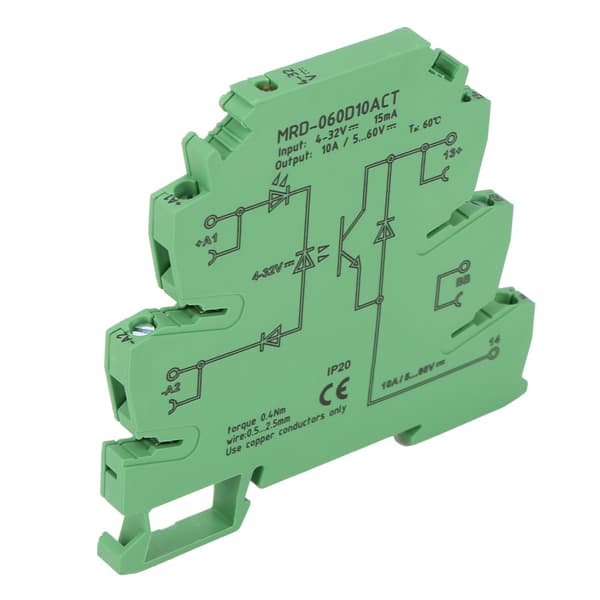 MRD-060D10ACT Ultratynn 6,2 mm DC Solid State Relémodul Inngang 4-32VDC NO