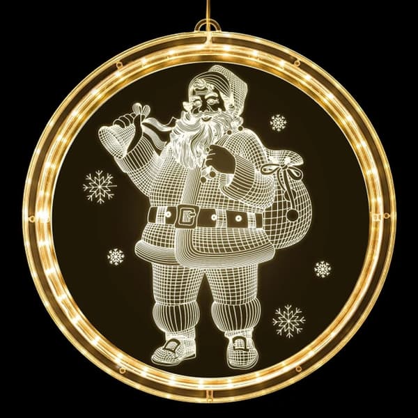 Dekoration til julevindue Stor LED-julebelysning (C)