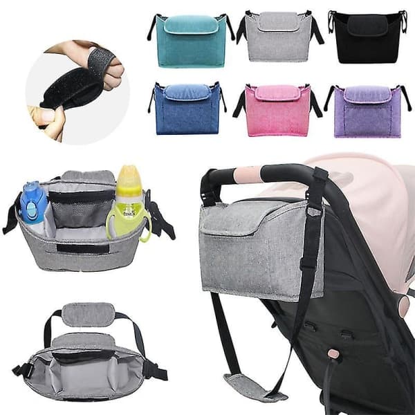 Baby Organizer Stroller Bag Large Space for All Strollers (Black)