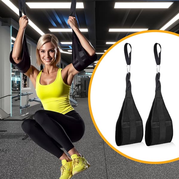 Hengende magestropper for pull-up-stang: Gymmagestropper for push-up-støtte