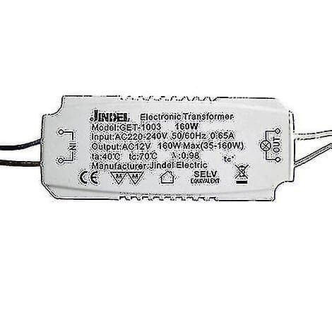 Halogen Transformator AC220-240v / AC12v Jindel Get-1003 160w - Hvit