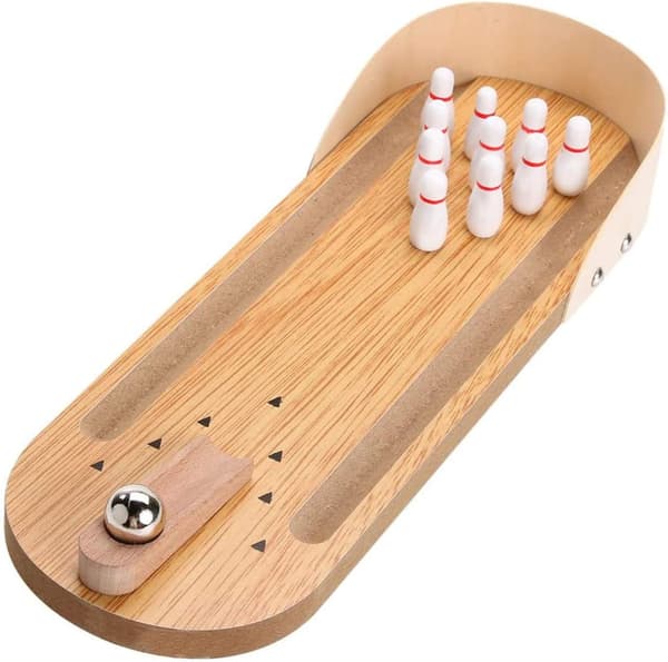 Bordspill Mini Bowling - for voksne, barn, tenåringer og gutter-FY-