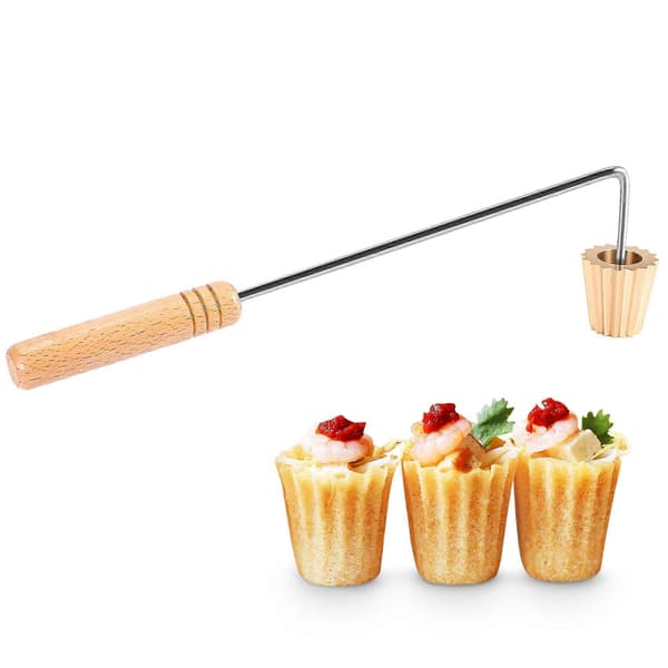 Nyonya Pie Tee Maker Sett for friterte snacks og eggeterter -FY-