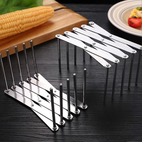 Pot Lid Rack Robust Adjustable Stainless Steel Multifunctional Cutting Board Organizer Rack Steamer Rack for Kitchen