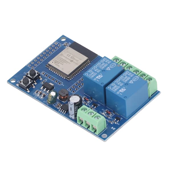 Relémodul 4 M Byte Flash Programmerbare Taster Dobbel Relémodul for Sekundær Utviklingslæring DC5-60V
