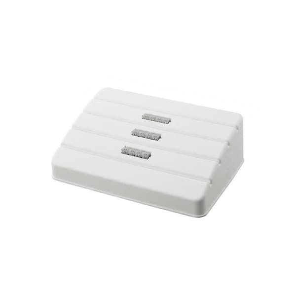 Footrest for under desk at work Footrest stool with rollers Massage footrest under desk for White White