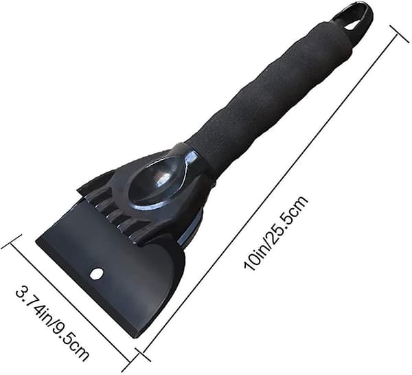 Ice Scraper Car, Professional Ice Scraper Winter Snow Shovel With Sponge Handle
