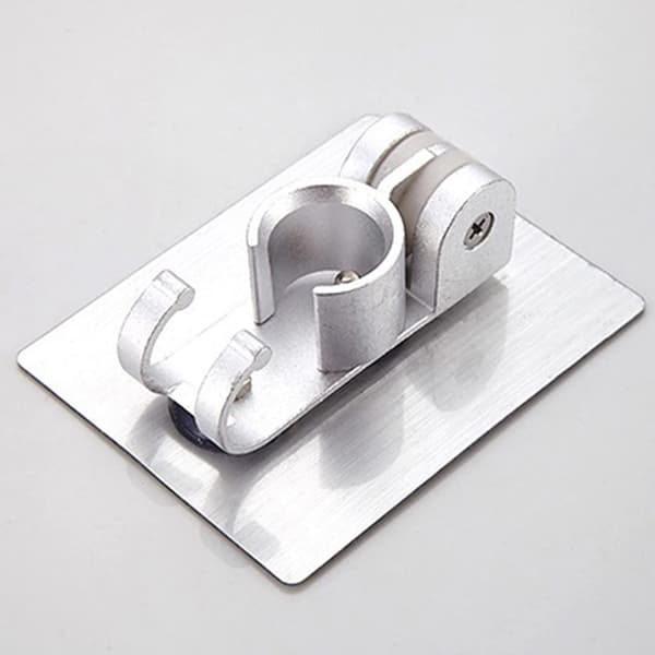 Self-adhesive Shower Arm for Head Holder Adjustable Wall Mounted Fixed Base Plate for Home Bathroom Accessories-Parts