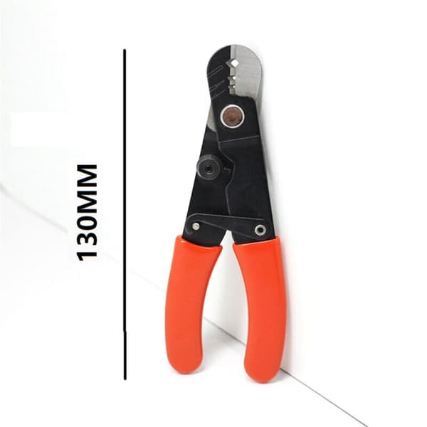 Three-step Optical Fiber Stripping Pliers, 3-hole Multifunctional Network Optical Fiber Tool 3 in 1