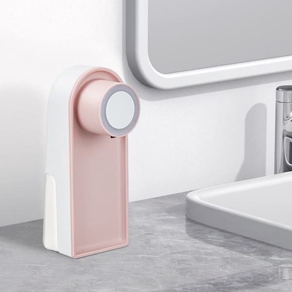 Automatic Foaming Soap Dispenser Battery Powered Smart Infrared Sensor Hand Wash Dispenser Home Press - Grey