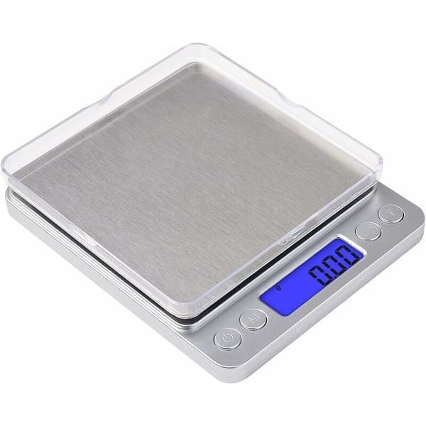 Precision Scale 1000g/0.1g, Kitchen Scale, Pocket Scale and Jewelry Scale, High Precision Electronic Scale, Backlit LCD Screen, Tare and PCS