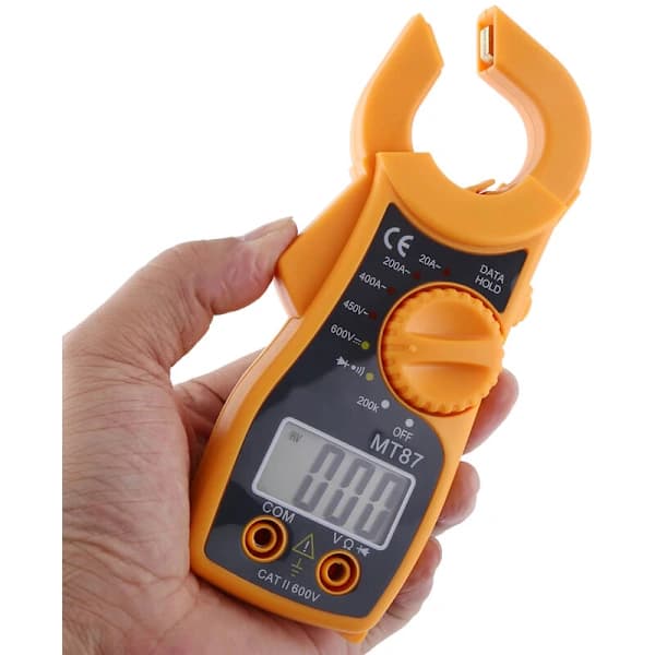 Digital klemme-multimeter AC DC Voltmeter Amperemeter Ohmmeter Spændingstester