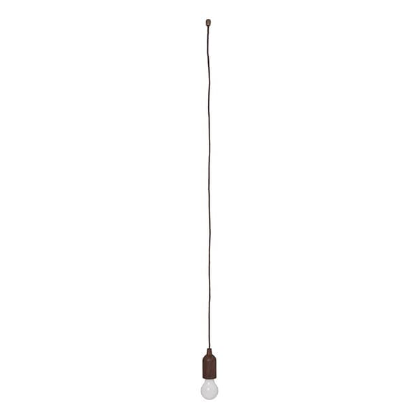 Retrolamppu puukuvioinnilla ja 90 cm johdolla