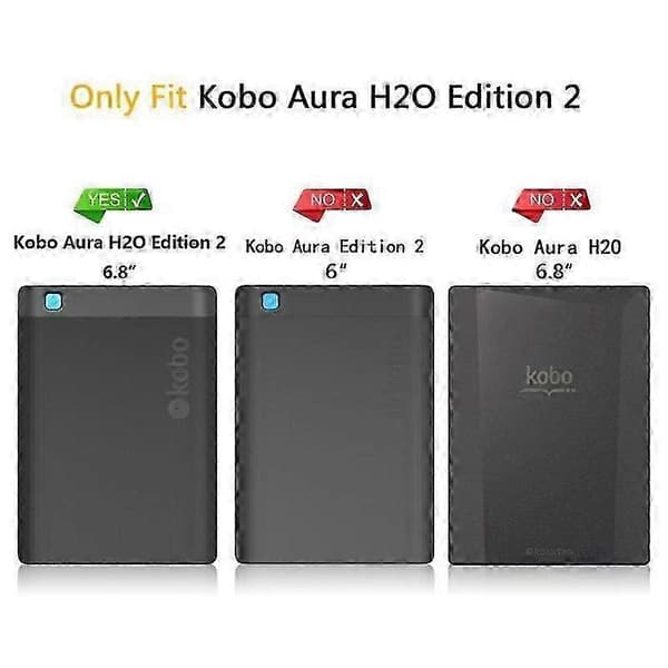Kobo Aura H2O Edition 2 Case - Ultra-thin Lightweight Folio Case with Auto Wake/Sleep Function for Kobo Aura H2O Edition 2 26s
