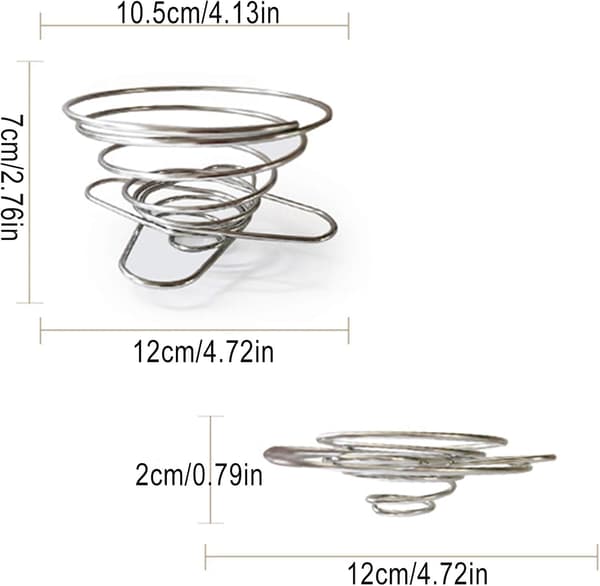 Sammenleggbar kaffefilterholder gjenbrukbar filter tesil St