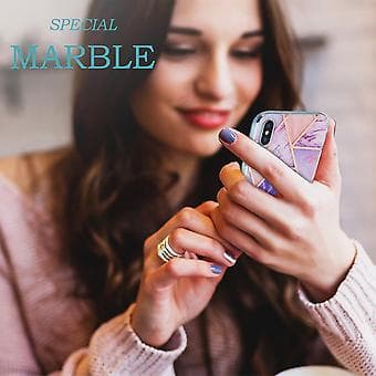 TPU Protective Case for iPhone XS / X (Rose Purple)