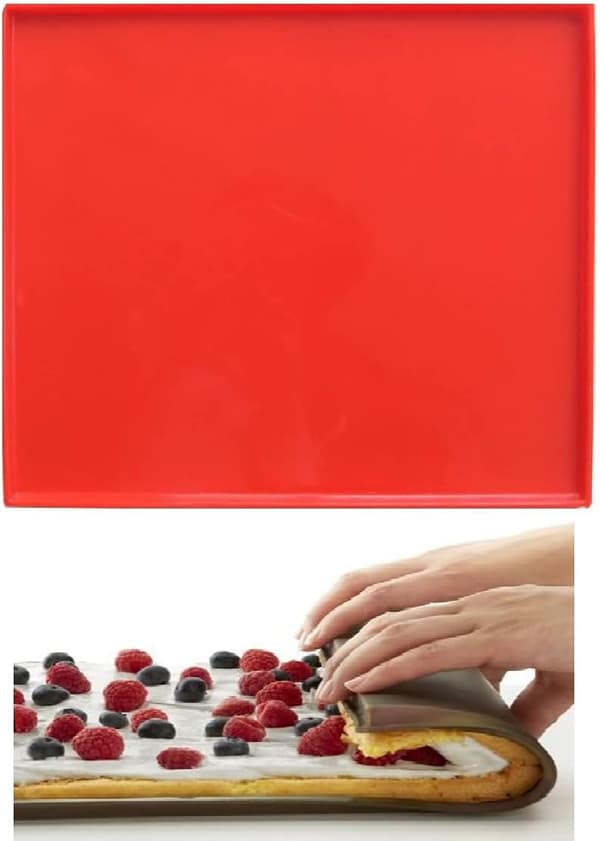 Fleksibel bakeplate for sveitsisk rullebakematte Silikonkakeform