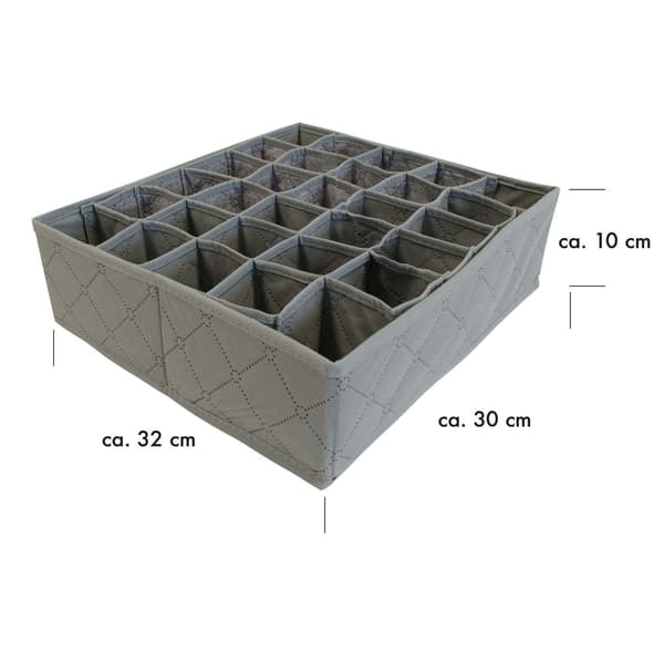 30 Rum Opbevaringsboks Garderobe Organizer Skuffe Divider