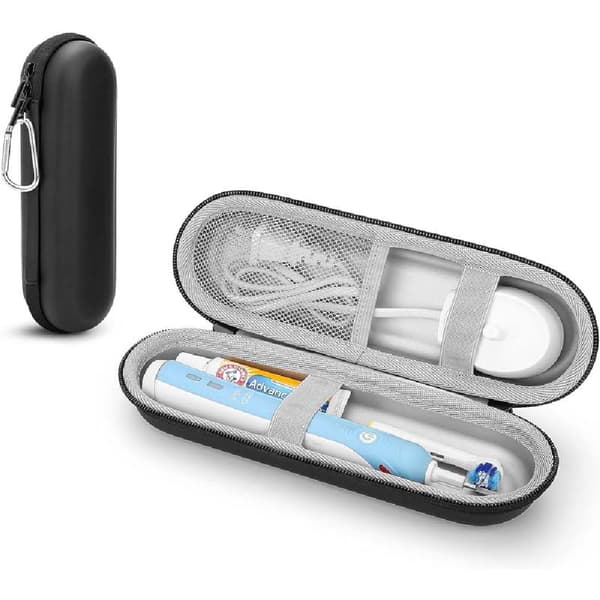 Electric toothbrush outer shell can store accessories