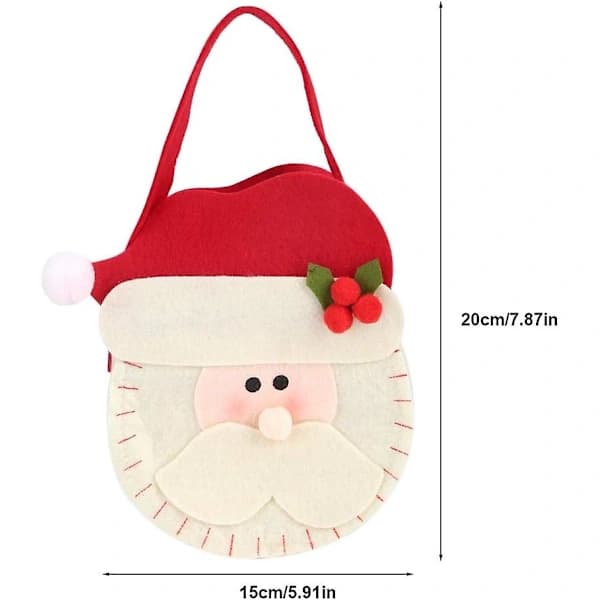 Godispåse, Söt Jultomte Julgodis Handväska Barnpresentpåse Till Jul
