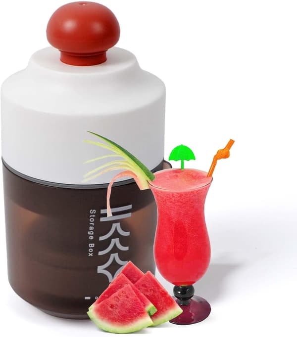 Portable Manual Juicer Cup Double Acting Quick Juicer Mini Lemon Juicer Fruit Press Cup (White)