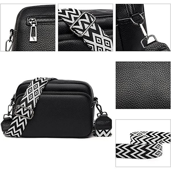 Axelväska dam moderna väskor med bred axelrem bröstväska dam crossbody väska dam handväska med bred rem liten crossbody väska eller höftväska