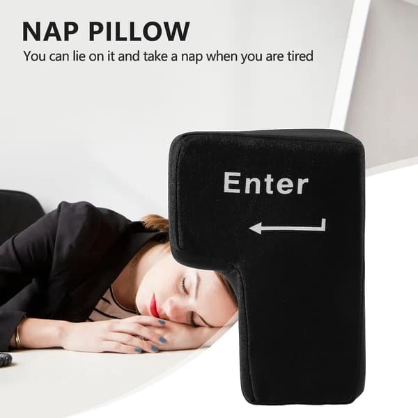 Enter-knapspude, stor USB Enter-knap skrivebordspude