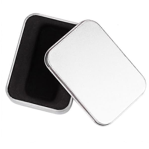 Portable Metal Storage Box Collection Box Container Holder Gift Box