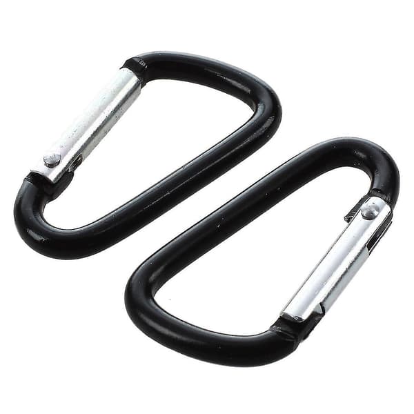 5 st Högbelastade 4 mm Dia Karbinhakar i Aluminium