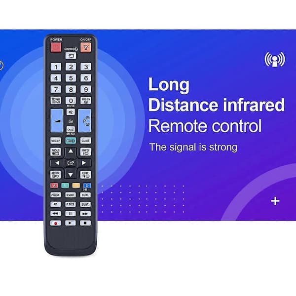BN59-01015A Remote Control for Samsung TV Battery Powered Ergonomic Replacement Remote Control