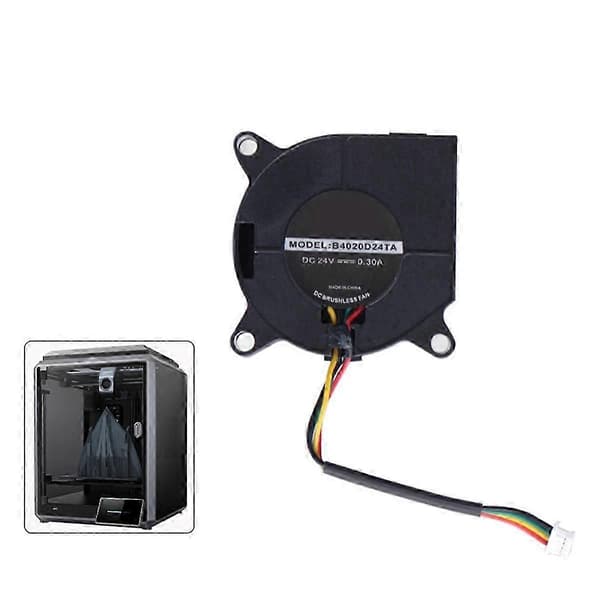 For CREALITY K1-K1 Max 4020 Blæser DC24V Køling Hotend Blæser.