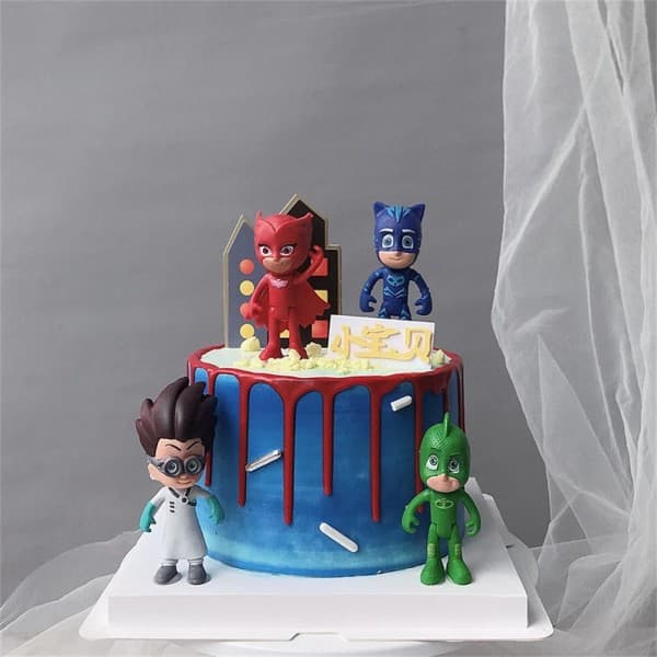 6 stk./sæt PJ Masks figurlegetøj