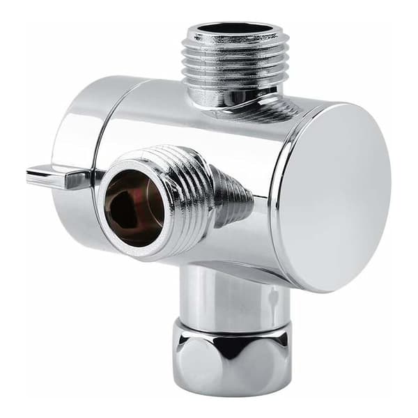 3-veis multifunksjonell dusjbatteriomleder dusjhodeadapter for dusjarm vask G1/2 \" T-bar blandebatteri reservedeler