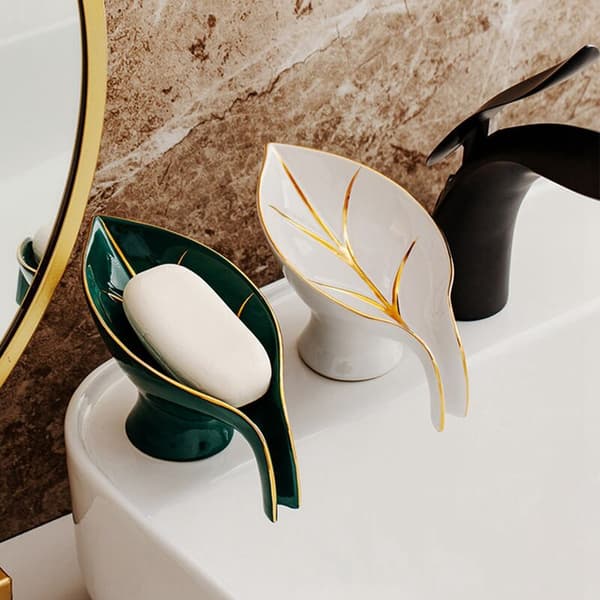 Luxury Ceramic Drain Rack Packaging Boxes Holder Kitchen Organizer Shelf Sleeve 1