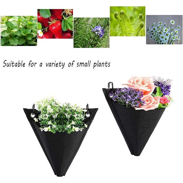 Wall Planter Bag for Garden, Vertical Planter Pocket, Hanging Planter